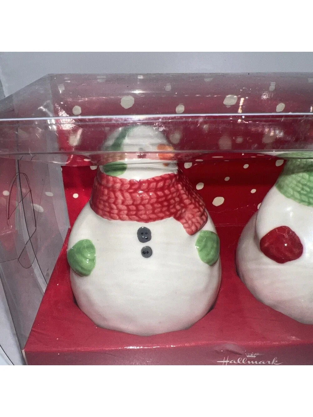 Hallmark Christmas Snowman Salt And Pepper Shakers